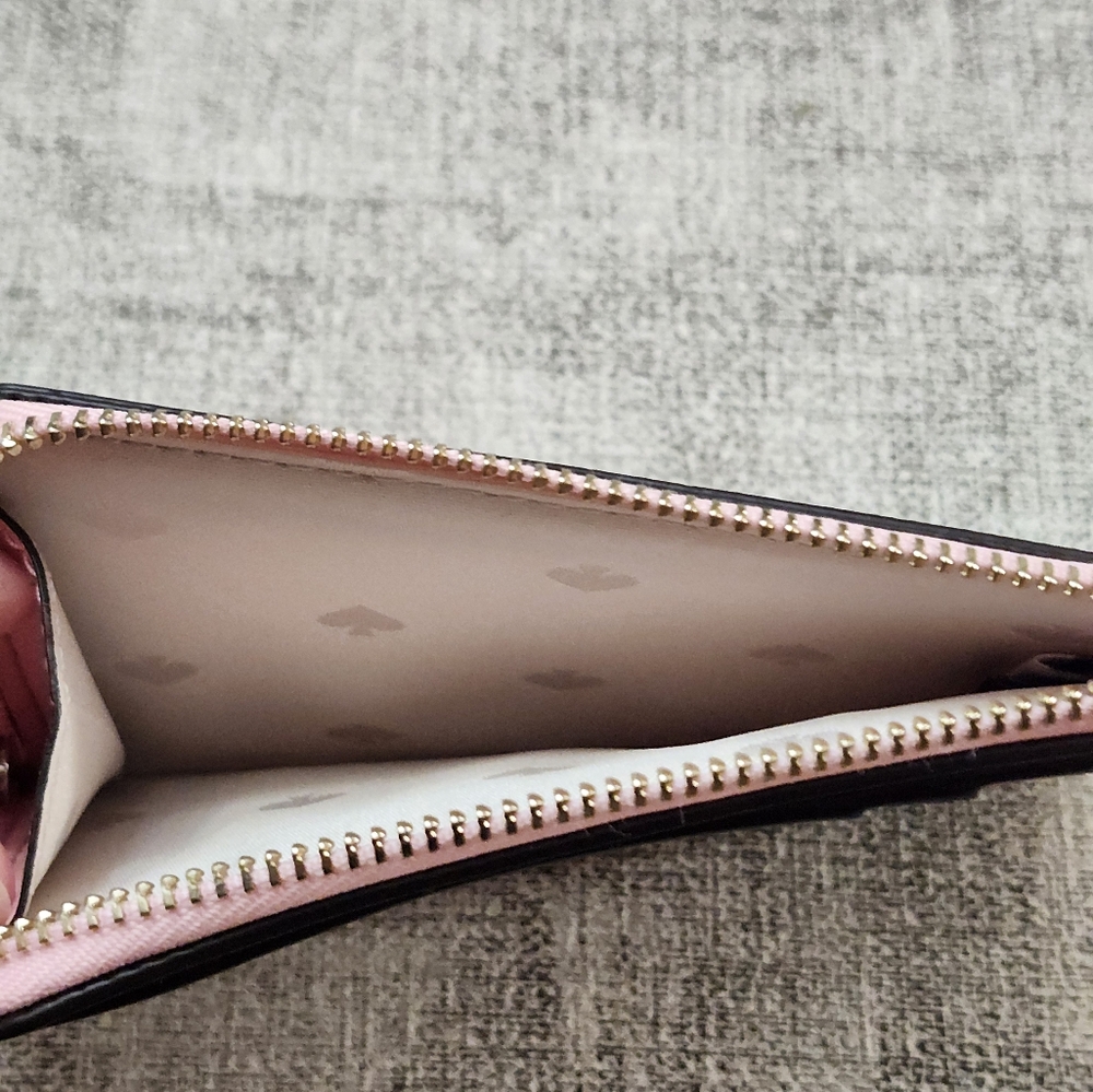 Kate Spade Pink Card Holder Keychain - Picture 4 of 6